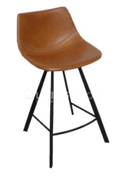 Castle-Line Counter barstoel Alicia ginger pu + black leg Castle Line