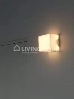 Verdace verlichting Cube wandlamp wit modern