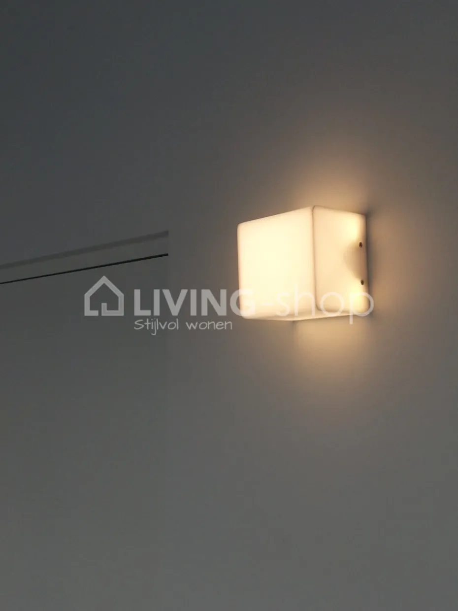 Verdace verlichting Cube wandlamp wit modern