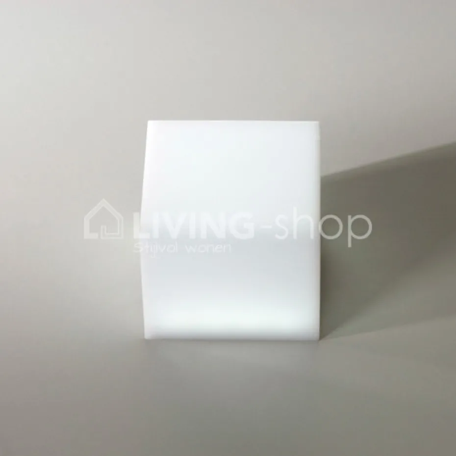 Verdace verlichting Cube wandlamp wit modern