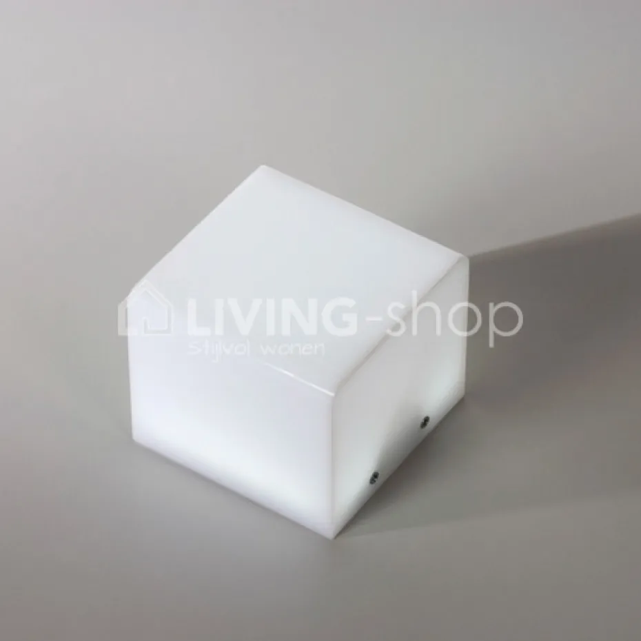 Verdace verlichting Cube wandlamp wit modern