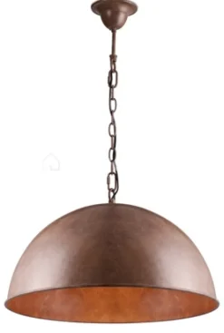 Verdace verlichting Cupula Classic in Roestkleur / Rusty, Dia 50cm, 1x60W