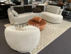 PR LIVING Curved sofa