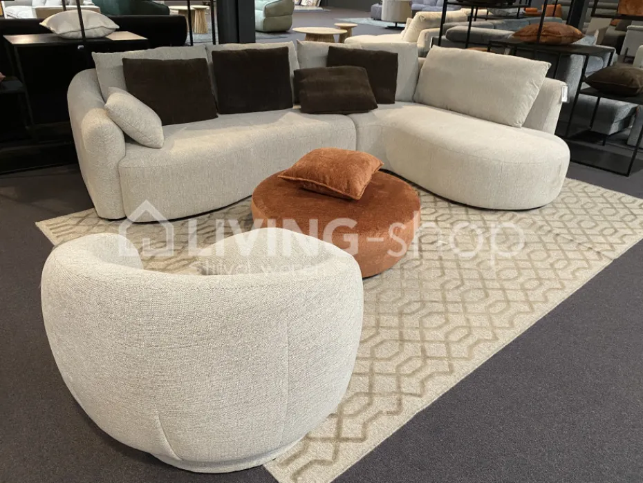 PR LIVING Curved sofa