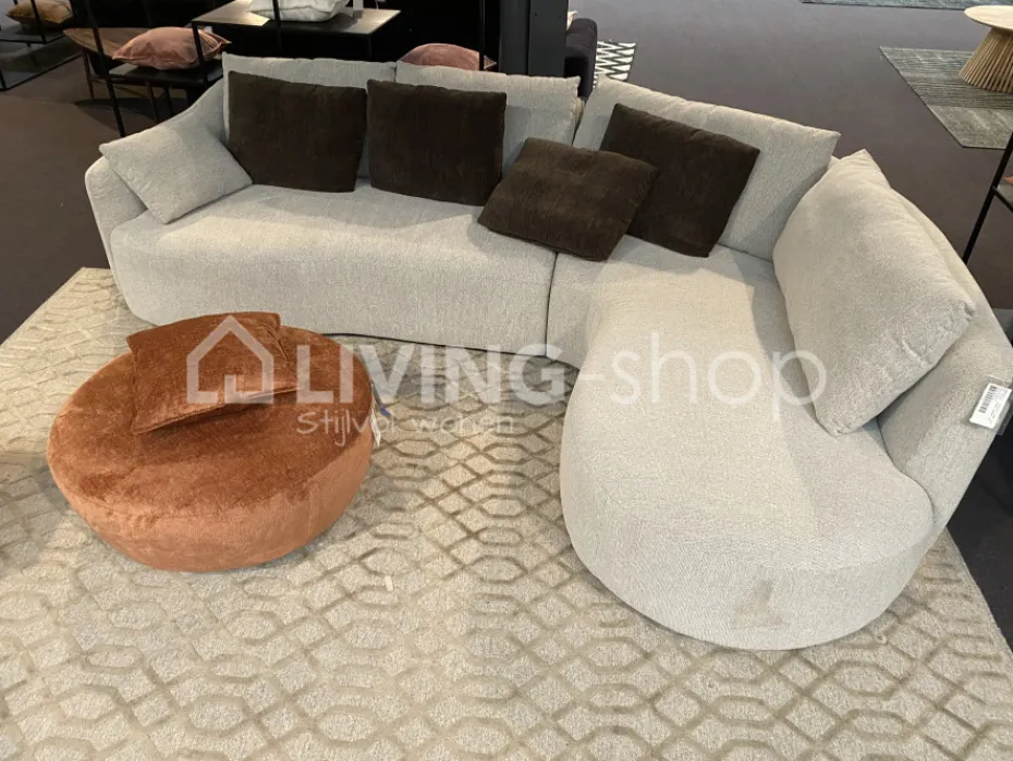 PR LIVING Curved sofa