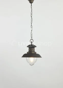 Verlichting online Dark Bronze H40xB30x30CM, Maritieme