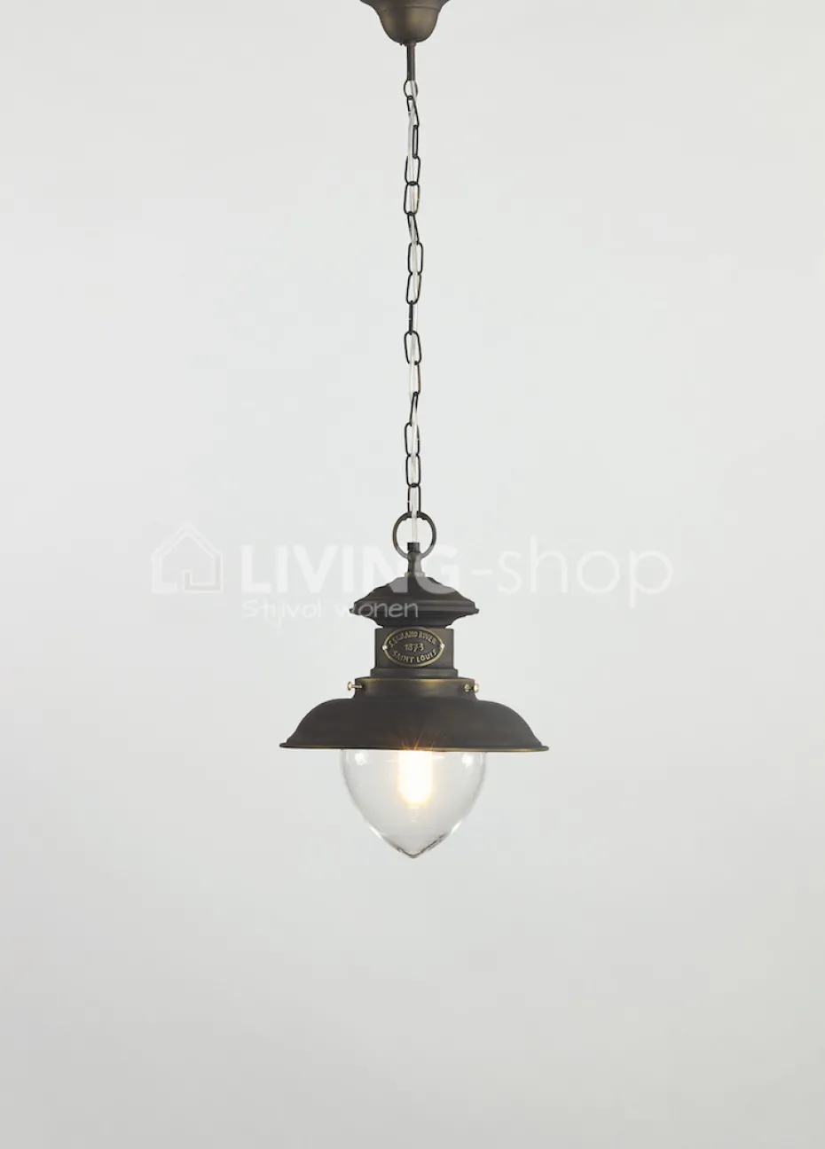 Verlichting online Dark Bronze H40xB30x30CM, Maritieme