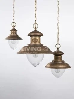 Verlichting online Dark Bronze H40xB30x30CM, Maritieme