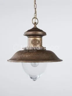 Verlichting online Dark Bronze H40xB30x30CM, Maritieme