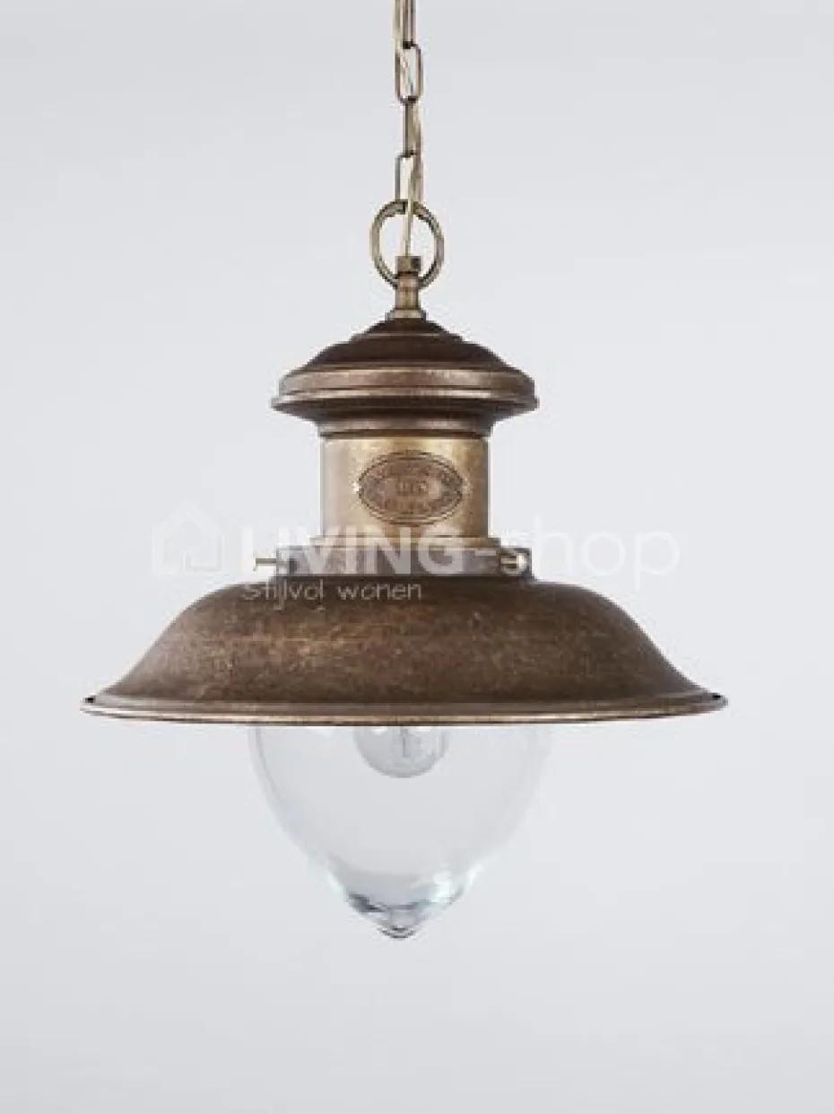Verlichting online Dark Bronze H40xB30x30CM, Maritieme