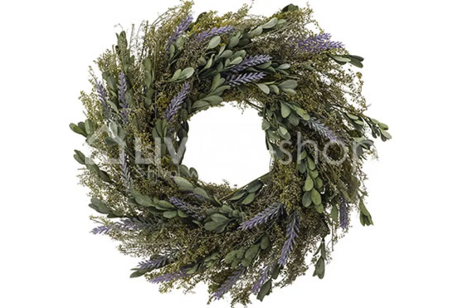 Cosy & Trendy Deco krans lavendel