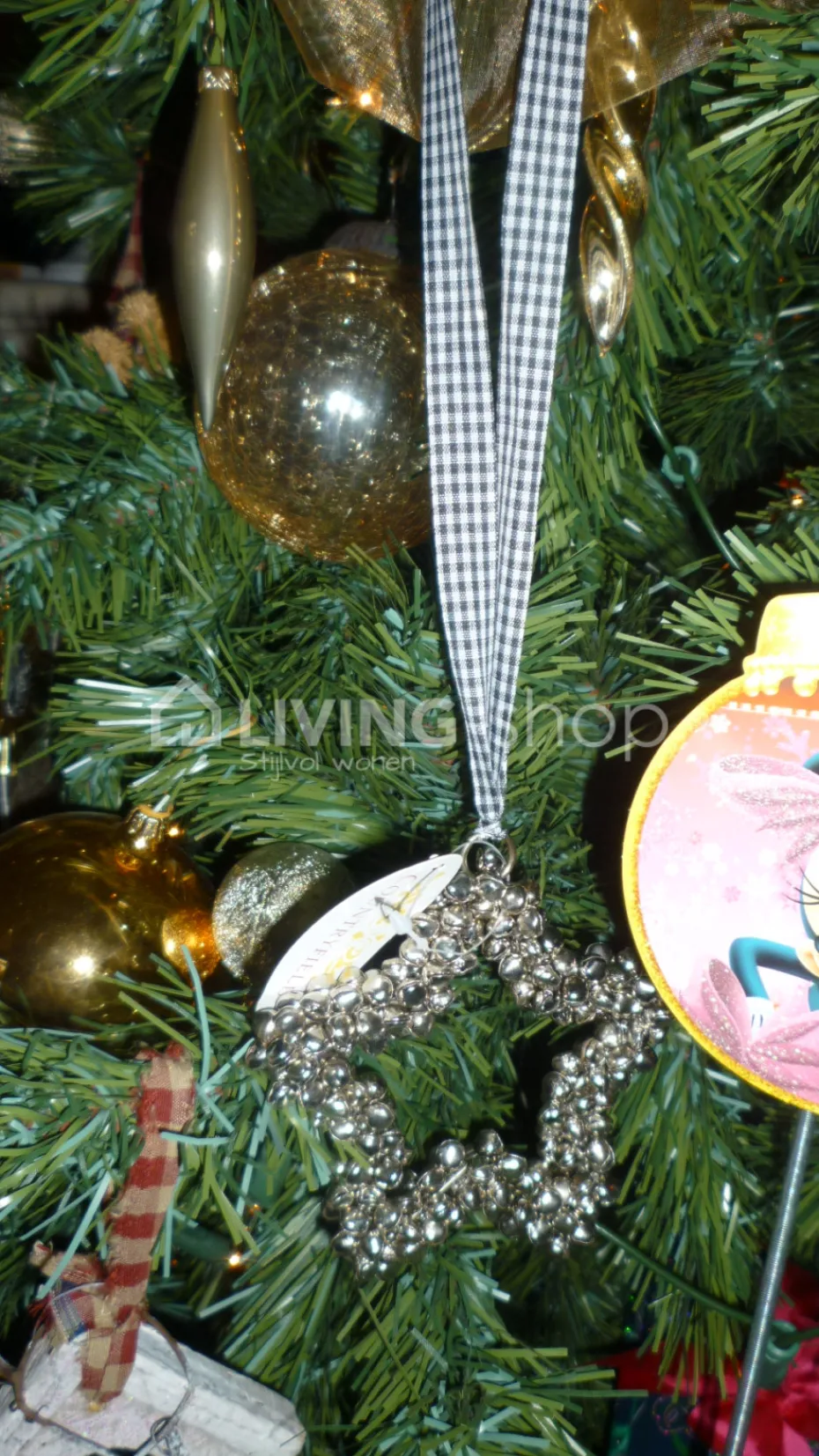 Countryfield Decoratie Ster met belletjes, woondecoratie