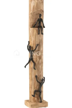 J-LINE Decoratief beeld klimmers