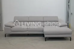 PR LIVING Design sofa Italiaans design zitbank met neksteunen en chaise longue rechts