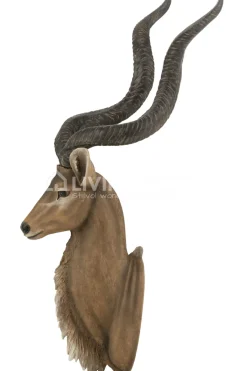 J-LINE Dierenkop wanddecoratie antilope kop wanddeco