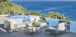 Diphano Coast dubbel lounge links, tuinmeubelen
