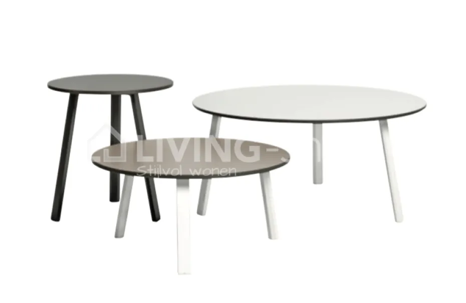 Diphano Elite side table Trespa black dia 42