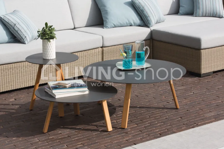 Diphano Elite side table Trespa black dia 60