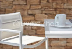 Diphano METRIS Bistro tafel H74 white aluminium