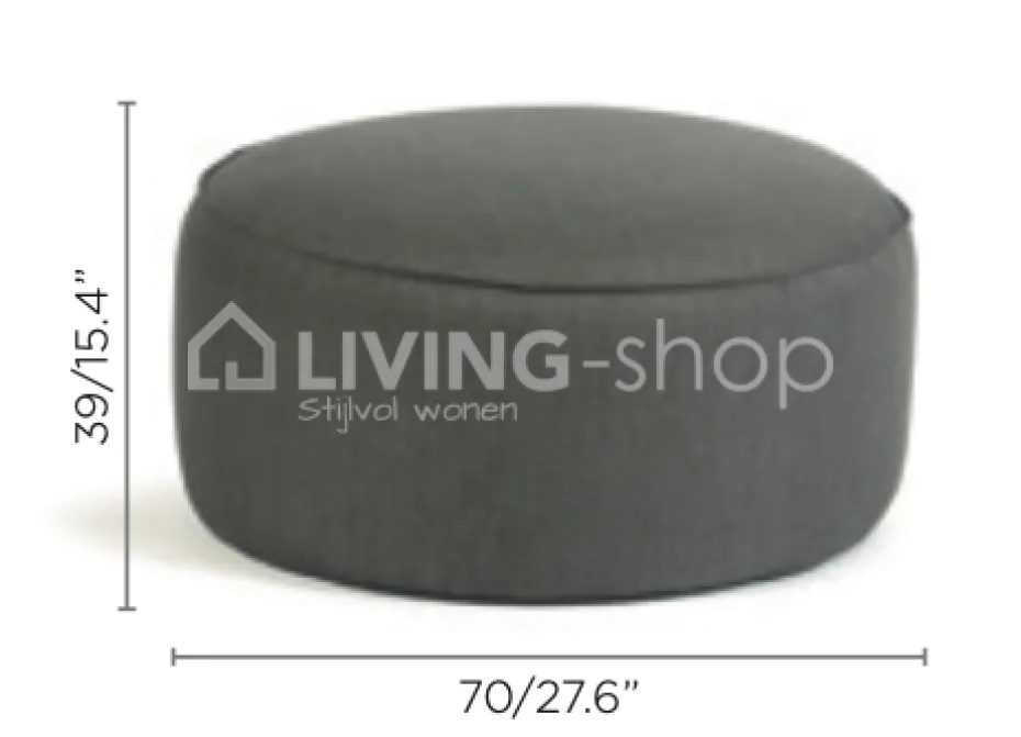 Diphano ronde poef 70cm EASY-FIT999