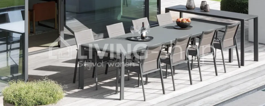 Diphano SELECTA tuinstoel met leuning, white
