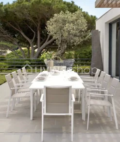 Diphano SELECTA uitschuifbare tafel, 225-345, white