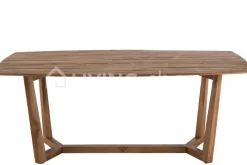 J-LINE Eettafel Maty exotiek hout zwart
