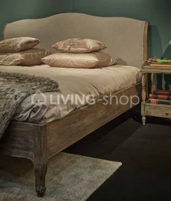 TIMELESS LIVING Eiken landelijk bed LOUIS XV 160x200CM