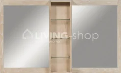 TIMELESS LIVING Eiken louvre wastafel landelijke stijl badkamermeubel
