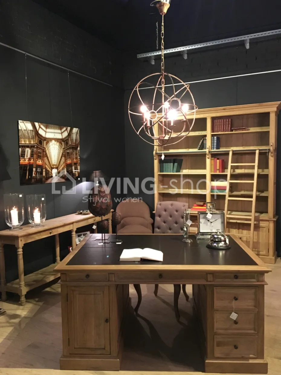 Eiken Riviera Console landelijke stijl met 3 laden