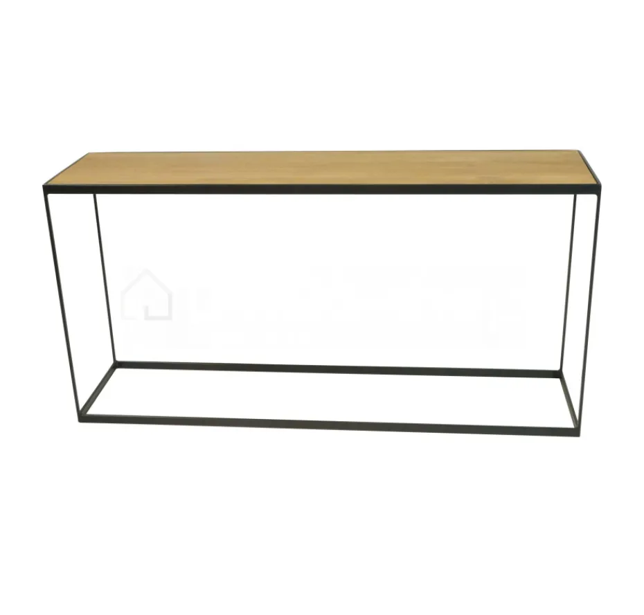 PR LIVING Eiken wandtafel DAMO loft console thin heritage oak