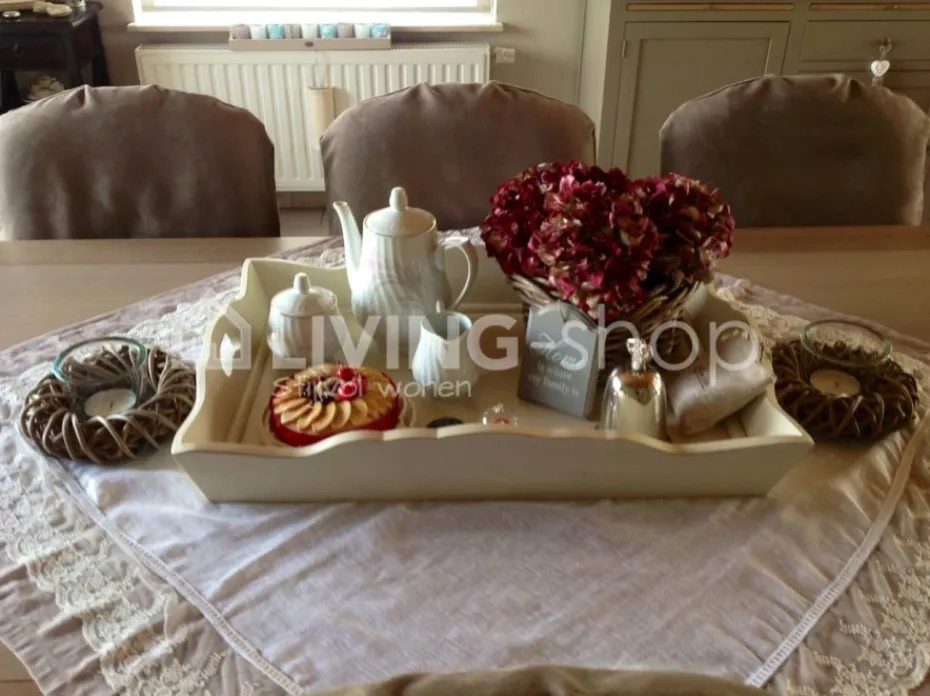 Countryfield Elegante handbel nikkel, decoratie