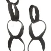 J-LINE Figuur ringen alu zwart L