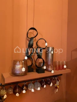 J-LINE Figuur ringen alu zwart L