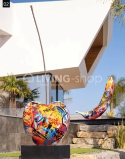 BULL&STEIN Graffiti banaan Bull & Stein sculpture H80cm