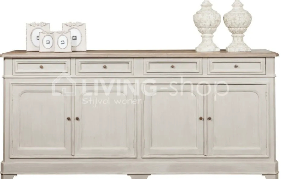 TIMELESS LIVING Greige dressoir landelijke stijl