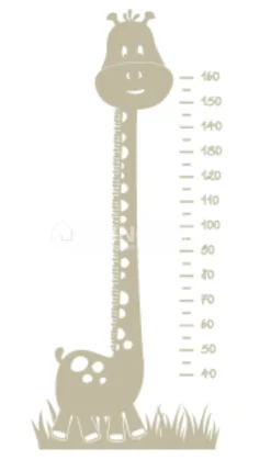 Lou&Friends Groeimeter muursticker Lou & Friends