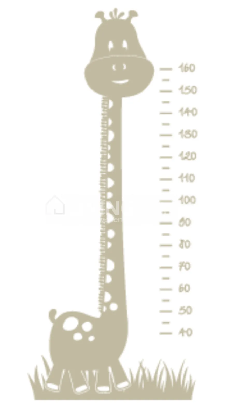 Lou&Friends Groeimeter muursticker Lou & Friends