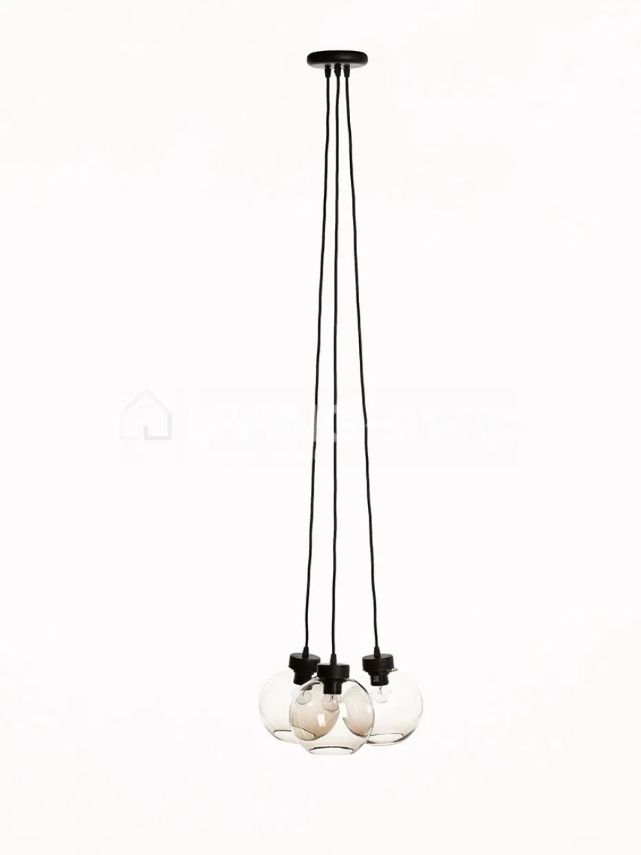 Verlichting online Hanglamp 3 bollen Globe
