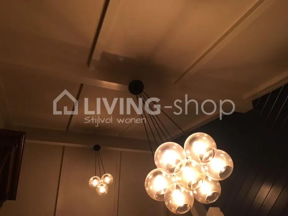 Verlichting online Hanglamp 3 bollen Globe