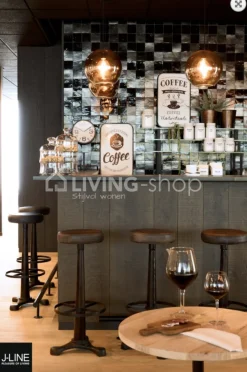 J-LINE Hanglamp bol glas