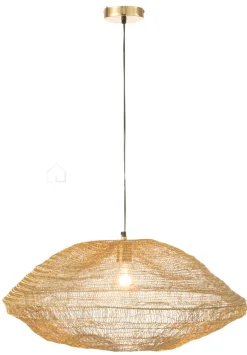 J-LINE Hanglamp draad goud net