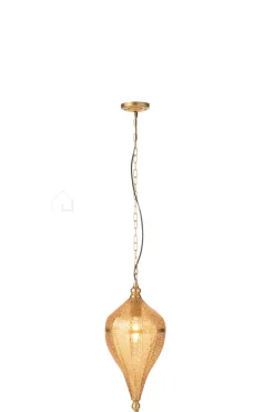 J-LINE Hanglamp druppel Oosters metaal goud