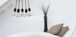 Artisanale verlichting Hanglamp glazen bollen Globe