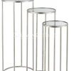 J-LINE Hoge bijzettafels loft stijl staanders Leo