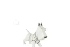 J-LINE Hond Goud Ceramic beeld Decoratie