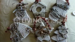 Countryfield Houten Kerstboomhangers, kerstdecoratie van