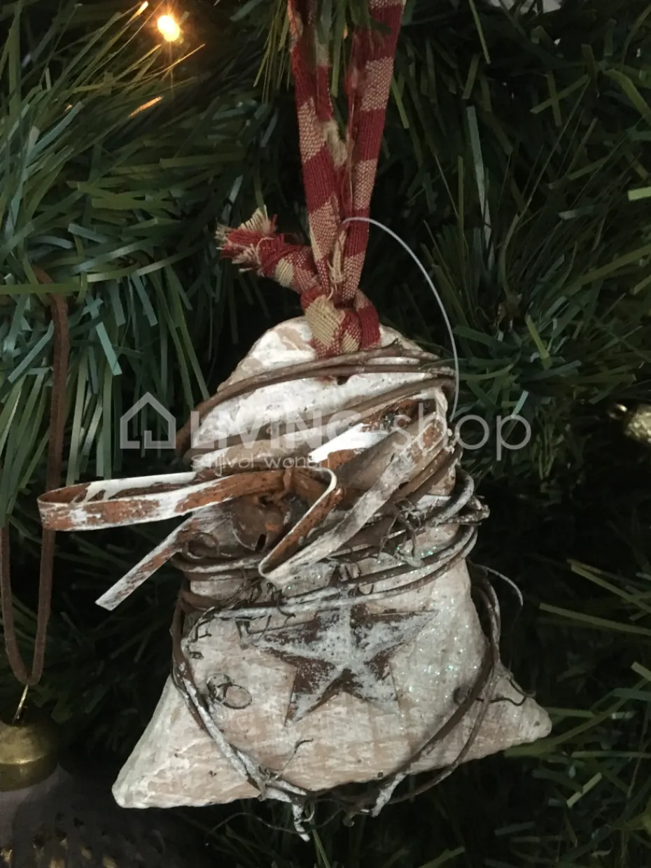 Countryfield Houten Kerstboomhangers, kerstdecoratie van