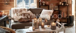 J-LINE Imitatie bont sierkussen bambi nepbont