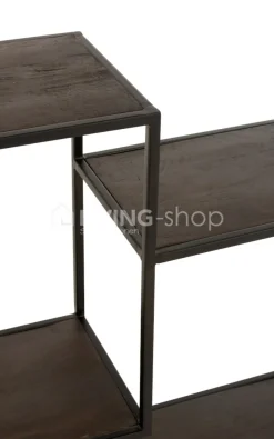 J-LINE Industrieel rek Fien 10 legplanken